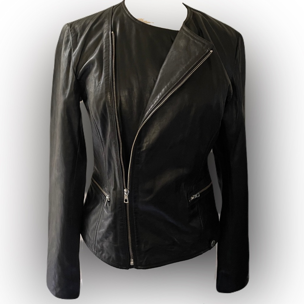 Konos Genuine Leather Jacket NWT